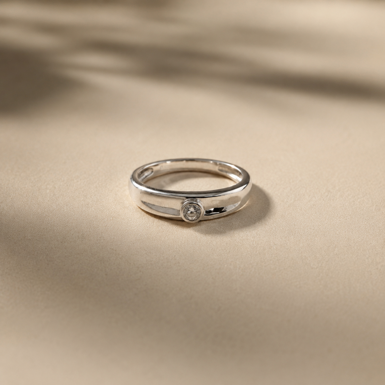Elara Bezel Solitaire Ring