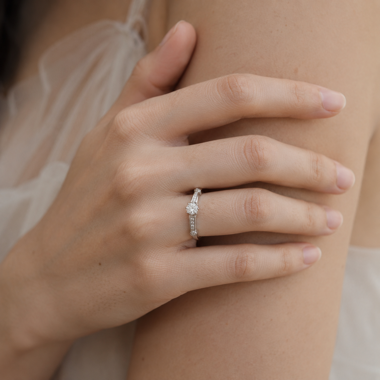 Celestia Vintage Solitaire Ring