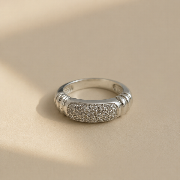 Aurielle Pavé Band Ring
