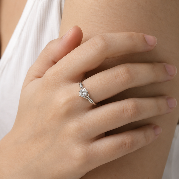 Celestia Solitaire Wrap Ring
