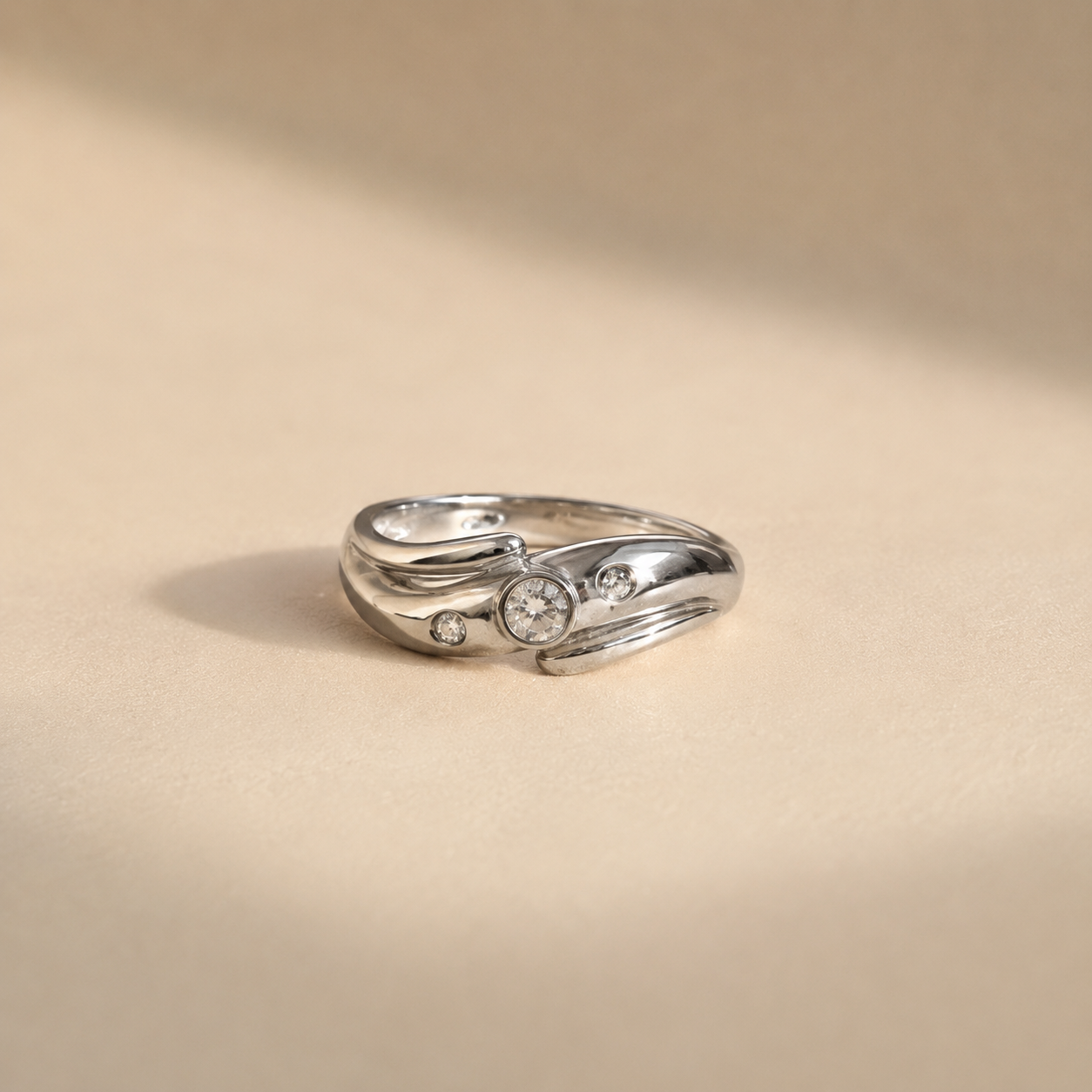Celestial Flow CZ Ring