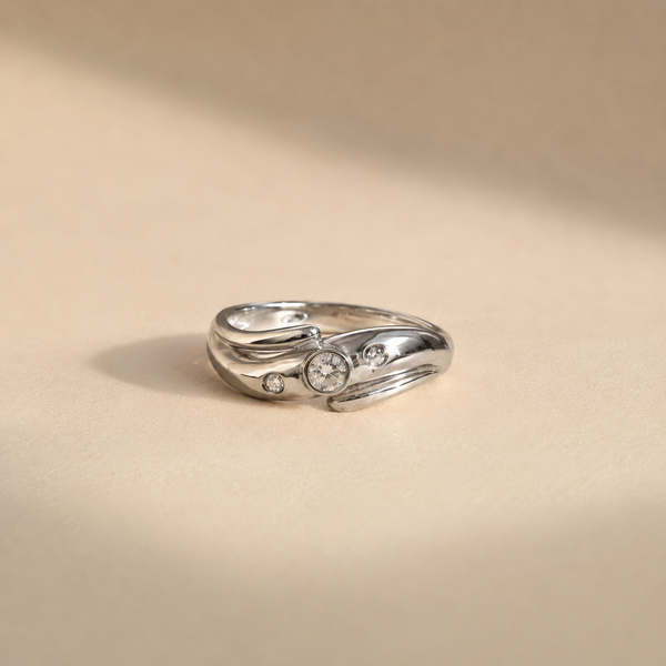 Celestial Flow CZ Ring