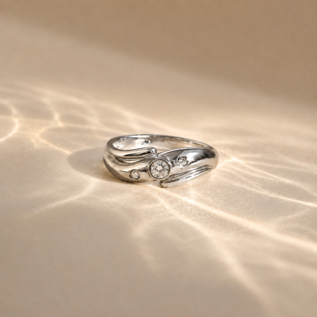Celestial Flow CZ Ring