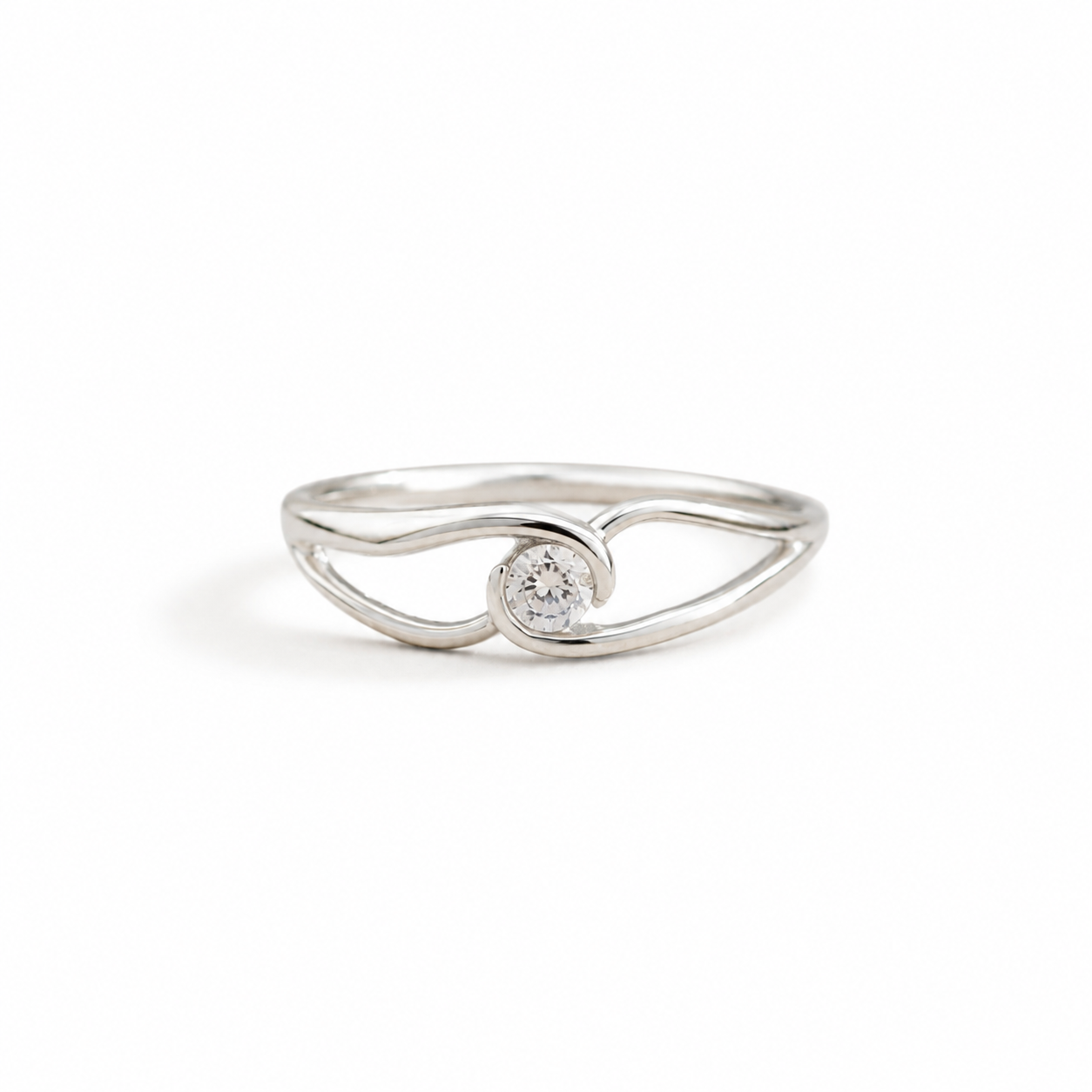 Celestial Orbit Solitaire Ring