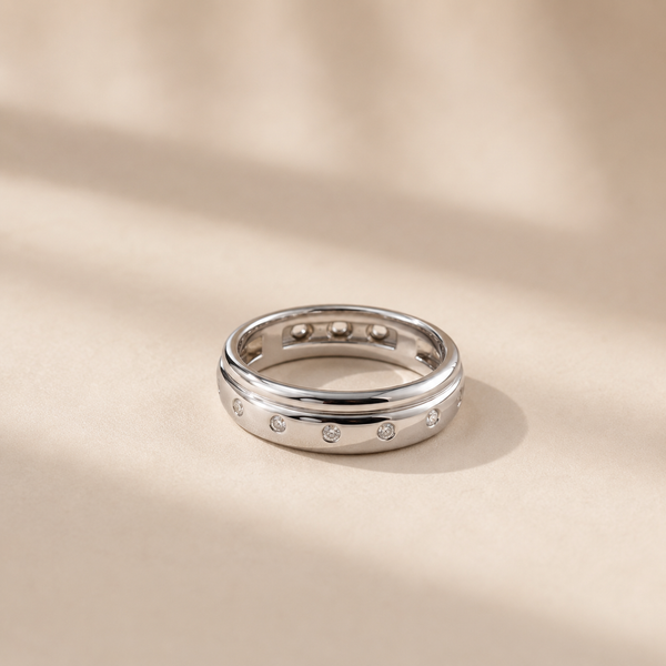 Celestial Dot Band Ring