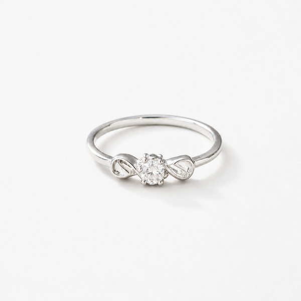 Infinity Spark Solitaire Ring