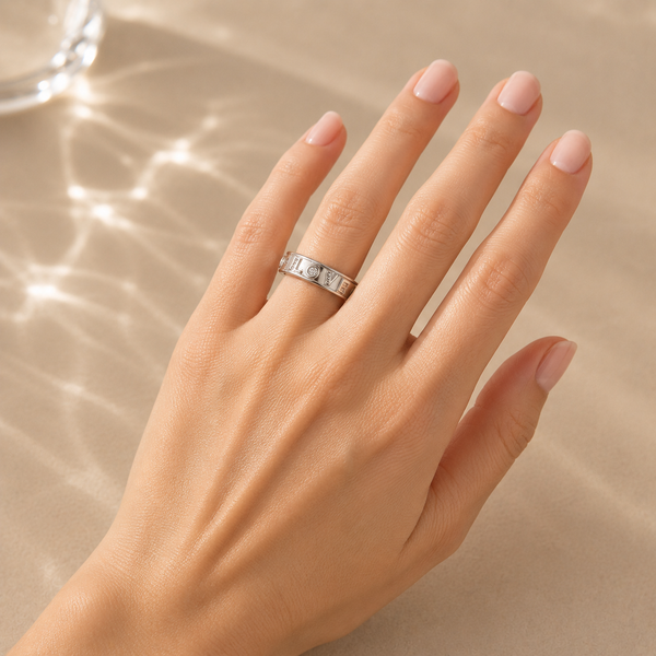 Endless Love Silver Band