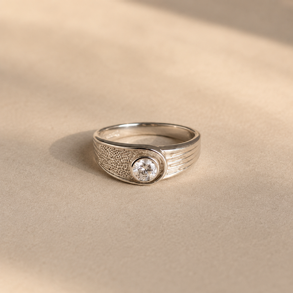 Luna Orbit CZ Ring