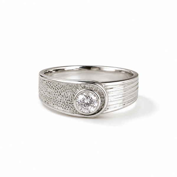 Luna Orbit CZ Ring
