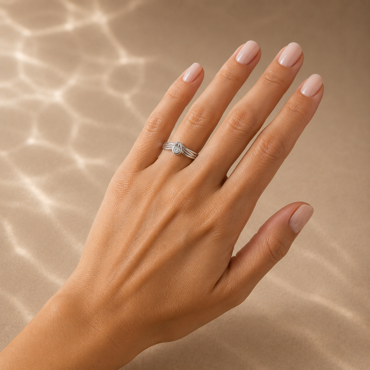 Celestial Drop Ring