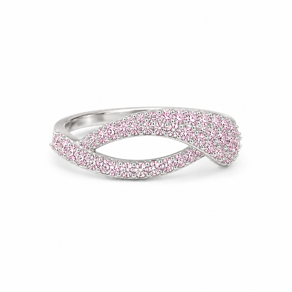 Blush Infinity Ring