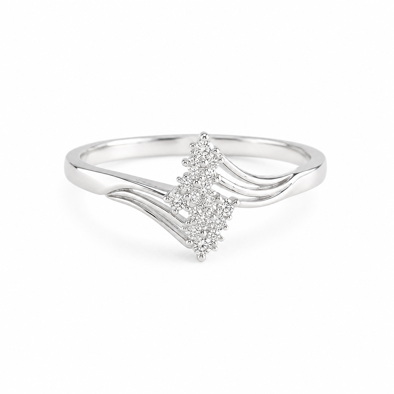 Marquise Cluster CZ Ring
