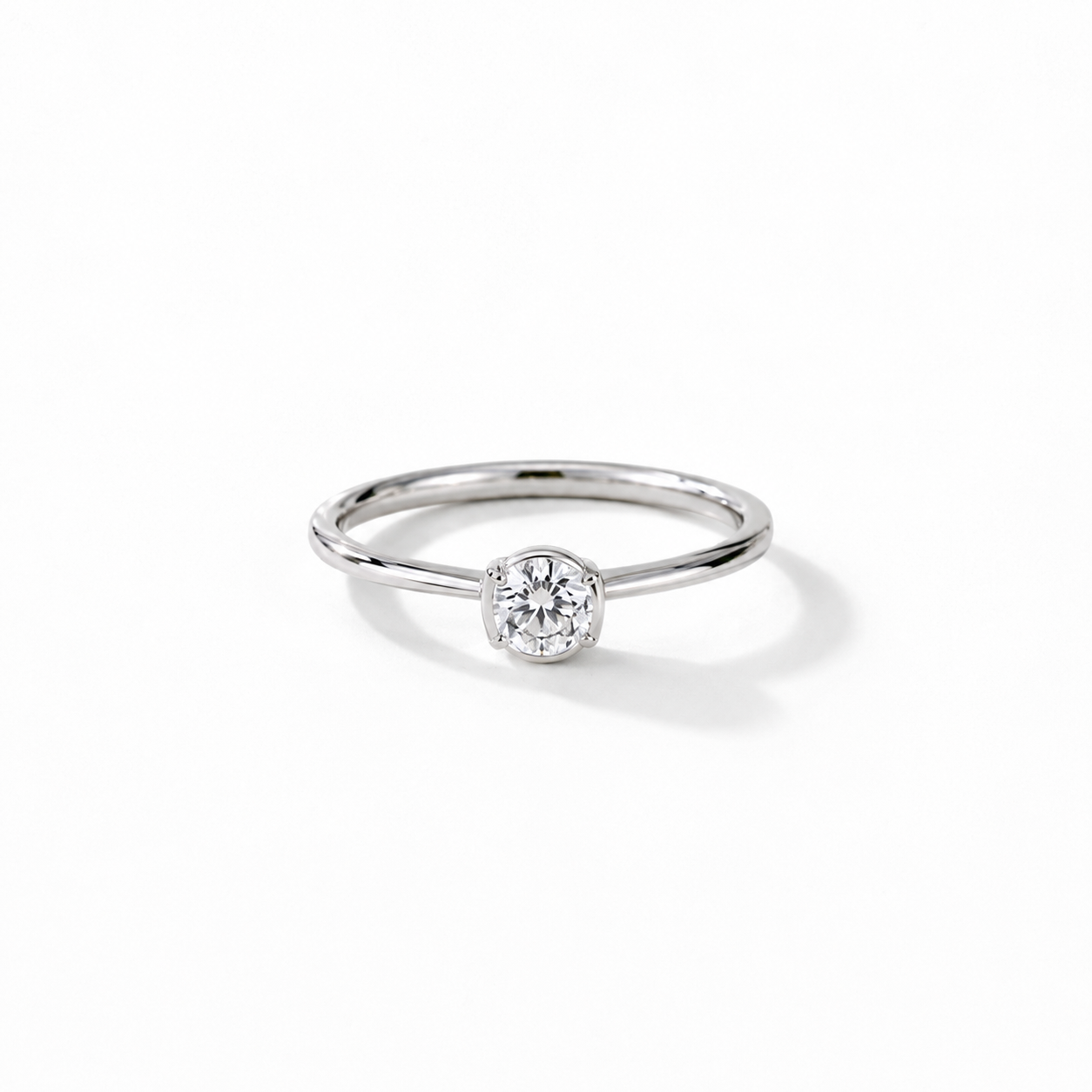 Classic Solitaire CZ Ring