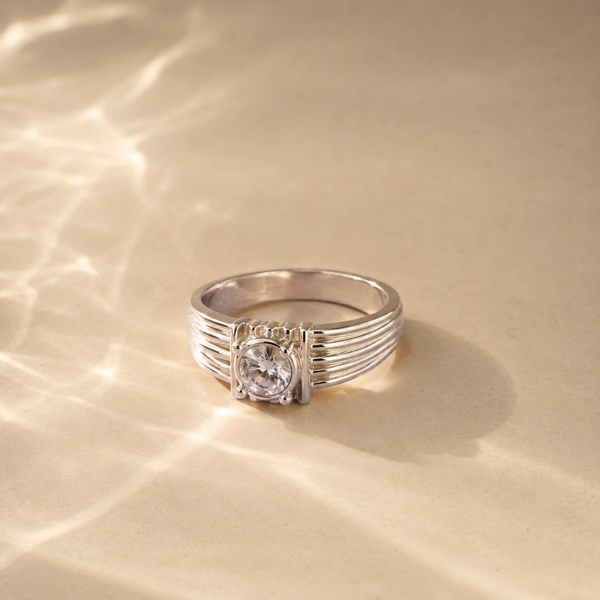 Regal Frame Solitaire Ring