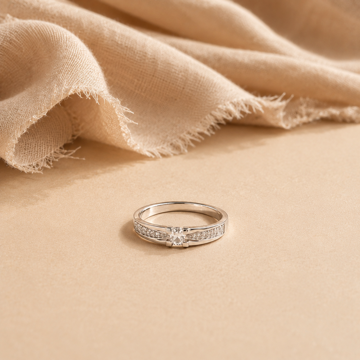 Celeste Pave Promise Ring