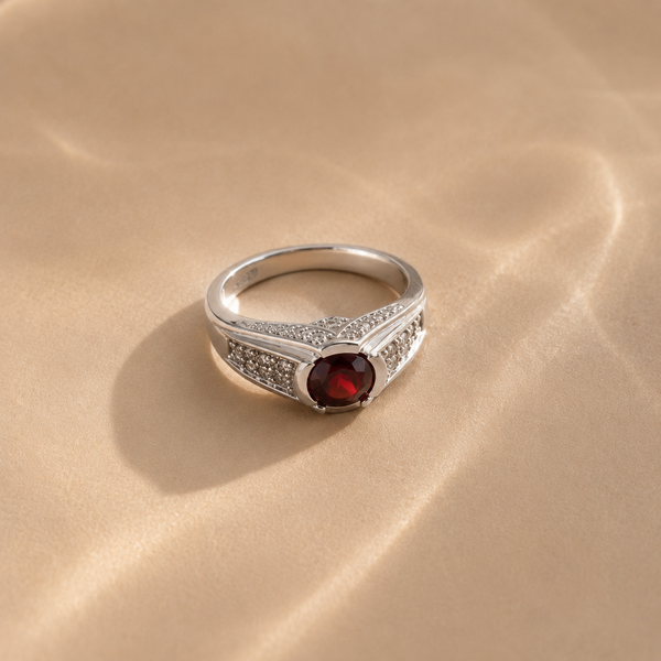Crimson Crown Ring