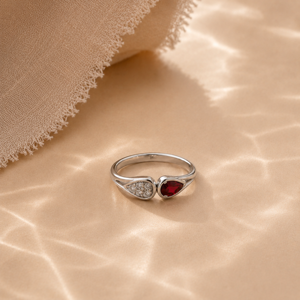 Crimson Harmony Ring