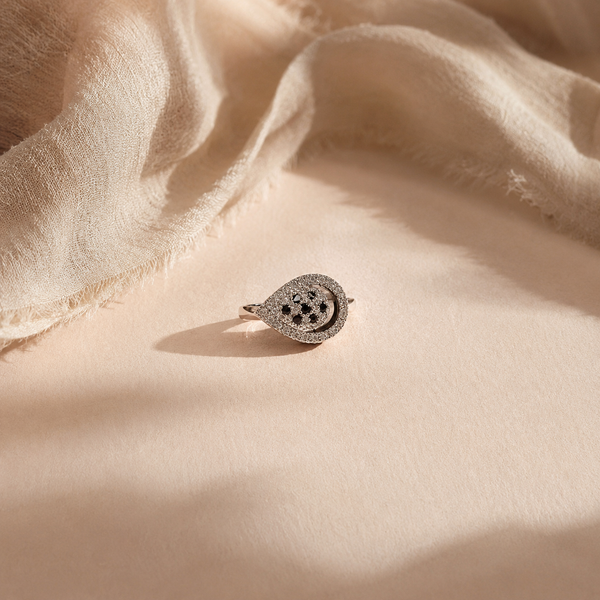Black Onyx Evil Eye Ring