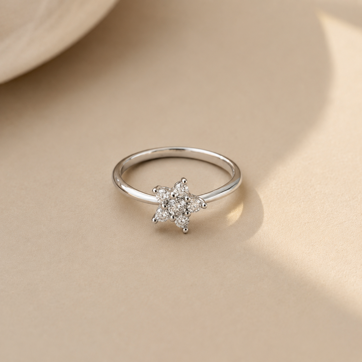Dainty Star Cluster Ring