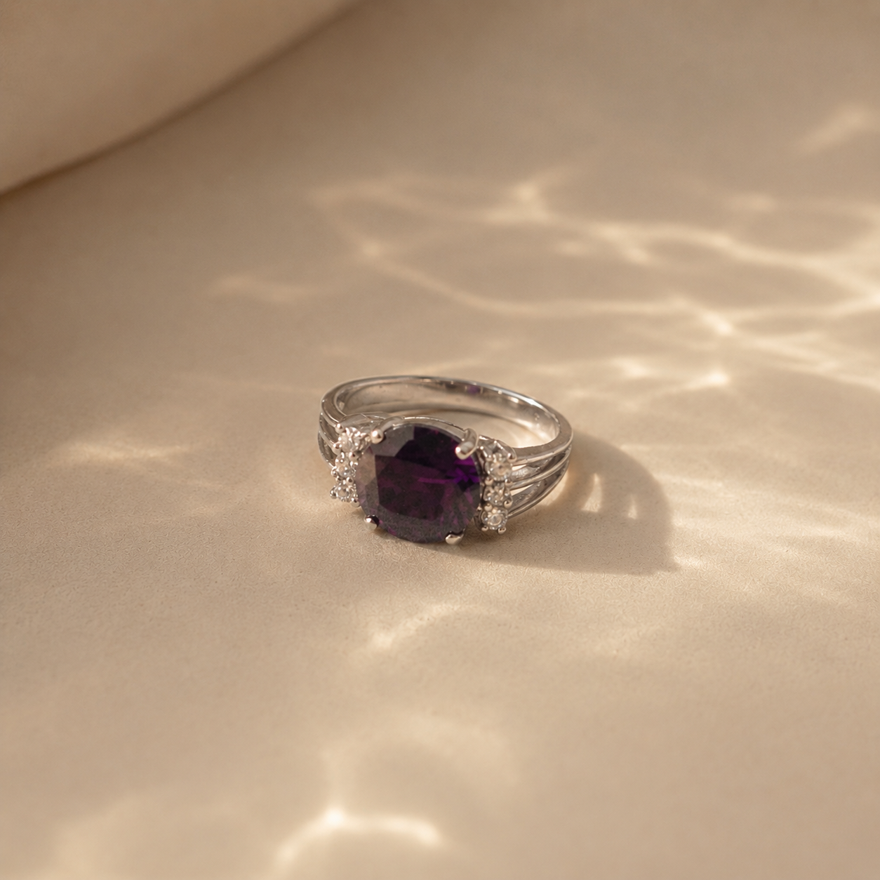 Violet Royale Amethyst Ring