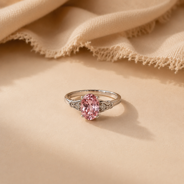 Aurielle Pink CZ Statement Ring