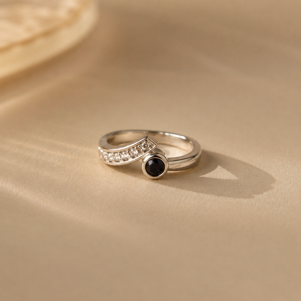 Celeste Sapphire Wave Ring