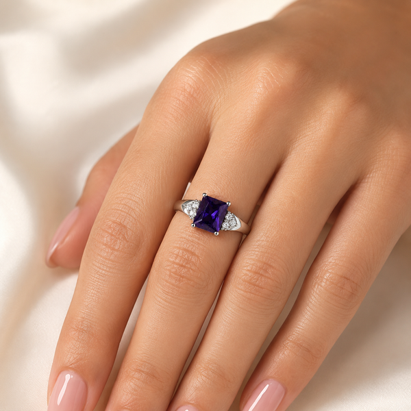 Amethyst Statement Ring