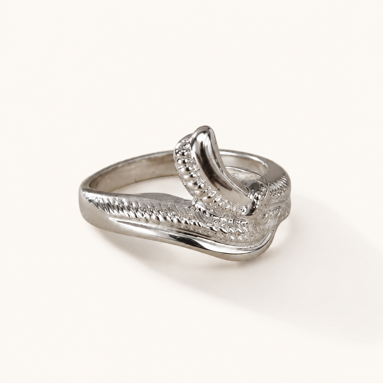 Feather Wrap Statement Ring