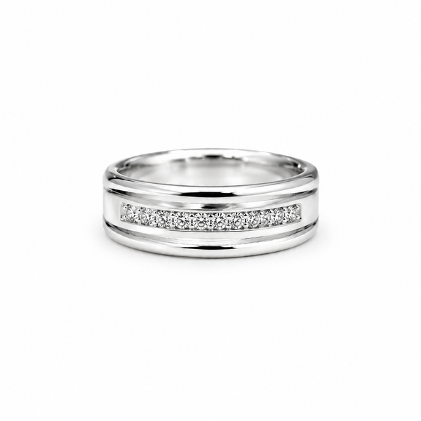 Classic CZ Band Ring