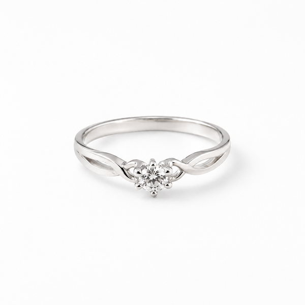 Infinity Solitaire Ring