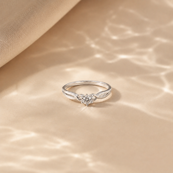 Infinity Solitaire Ring