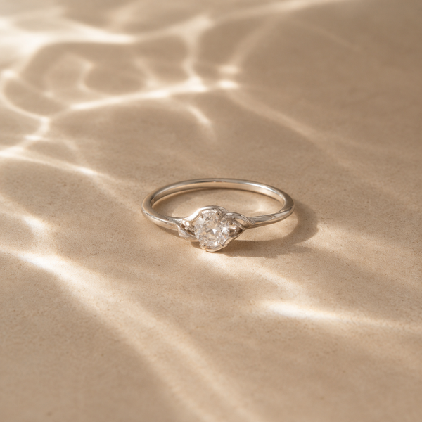 Eternal Knot Solitaire Ring