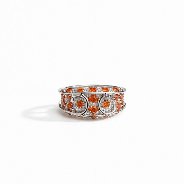 Sunburst Eternity Ring