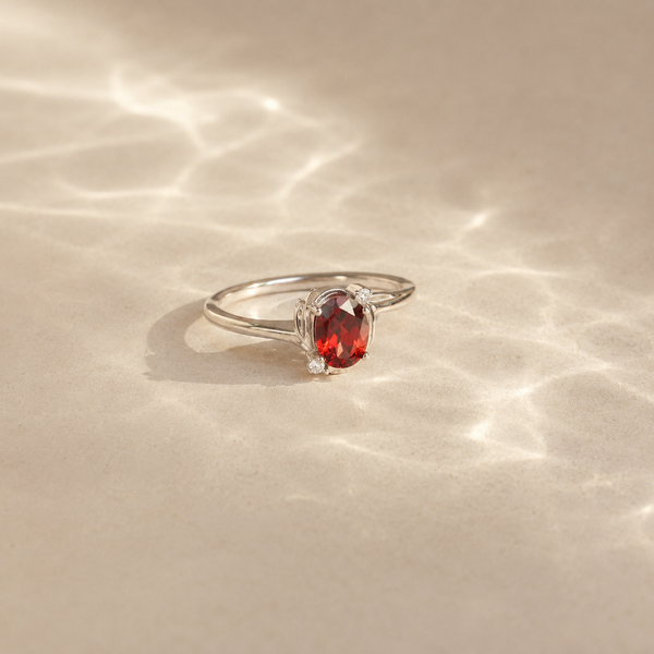 Scarlet Spark Ring