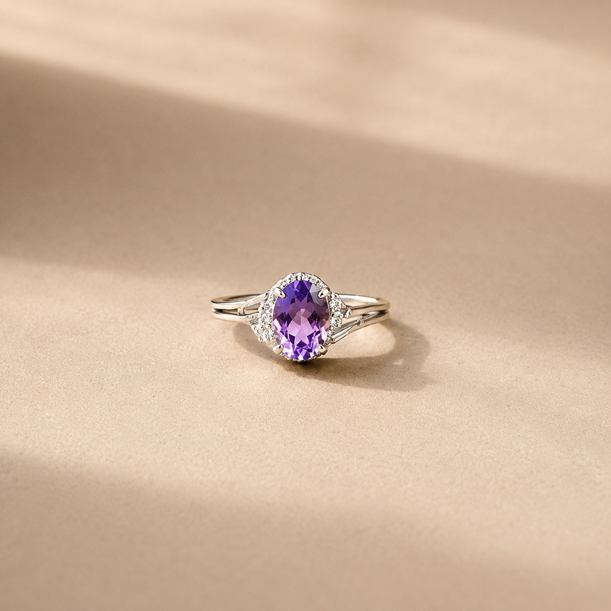 Lavender Grace Amethyst Ring