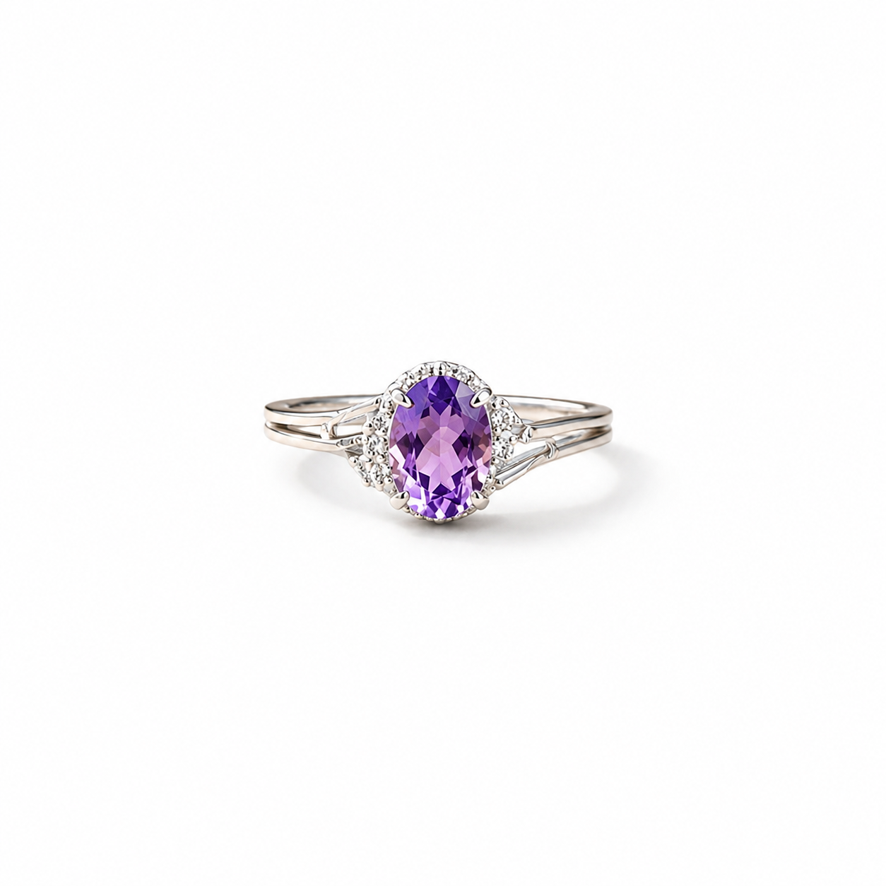 Lavender Grace Amethyst Ring