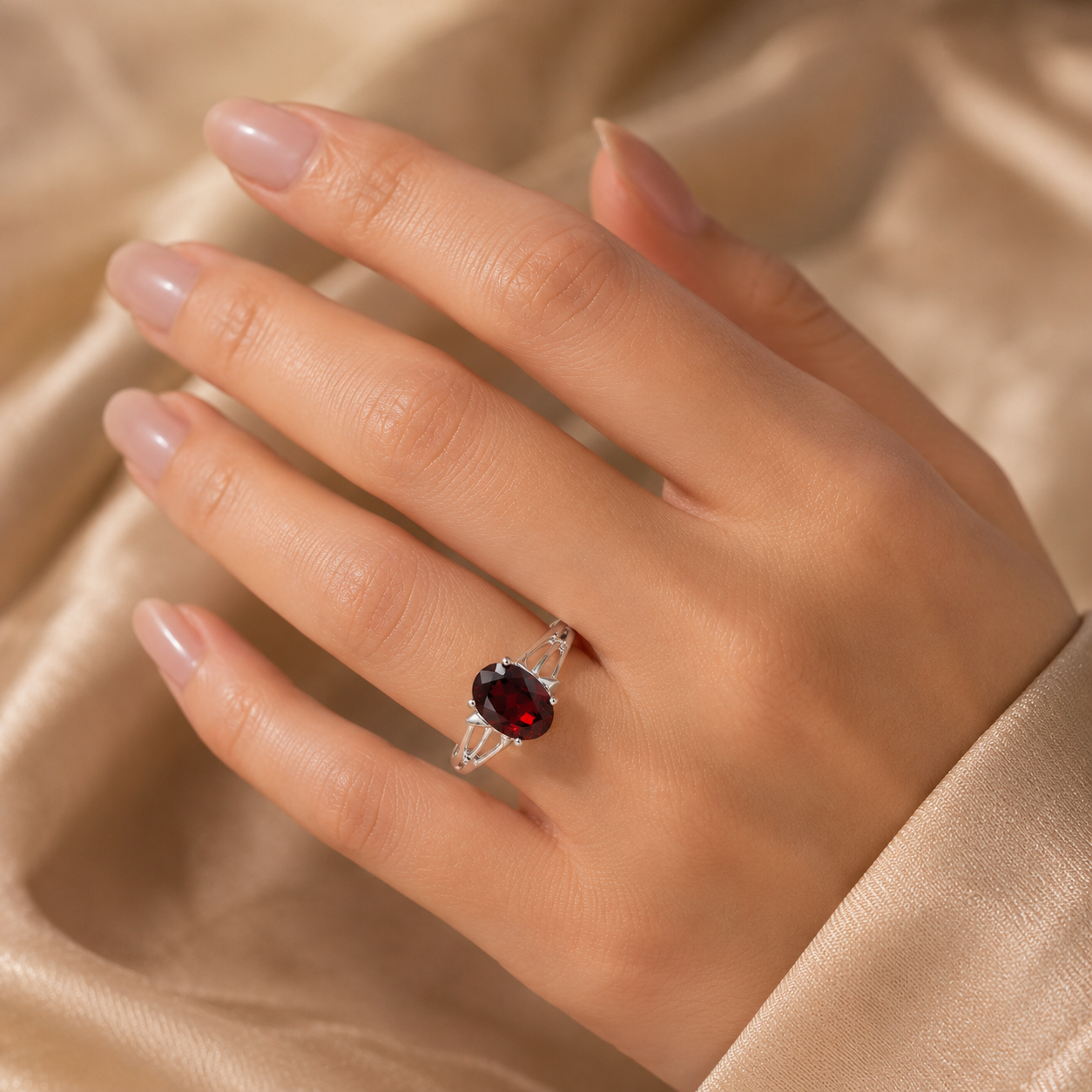 Minimal Garnet Ring