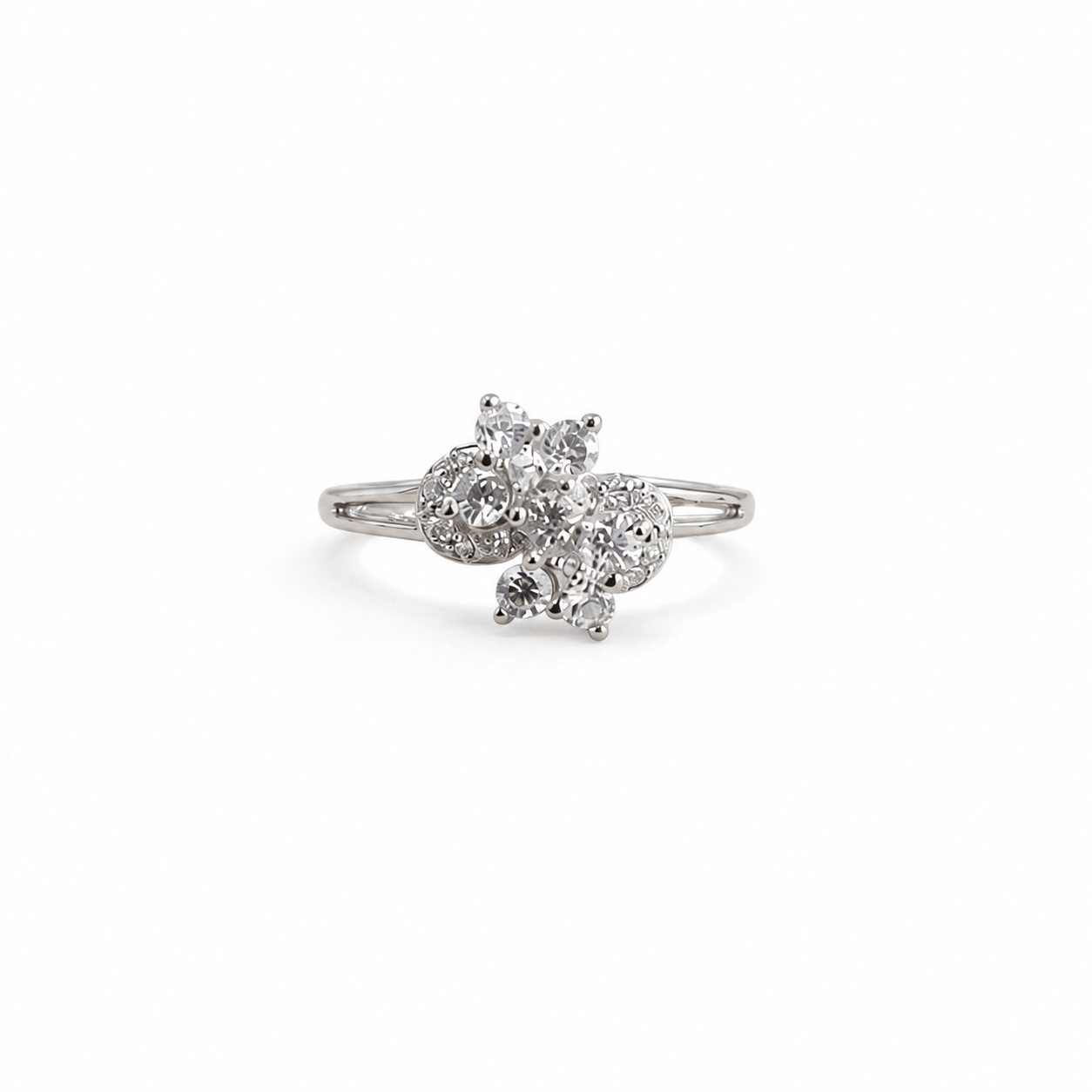Bloom Cluster CZ Ring