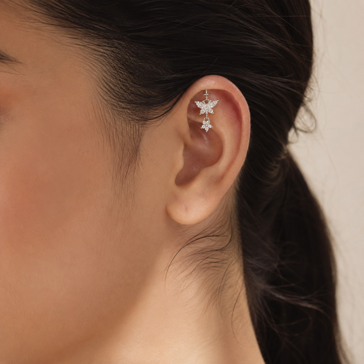 Butterfly Micro Hanging Studs