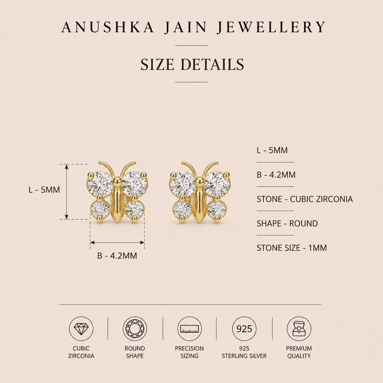 Butterfly Studs