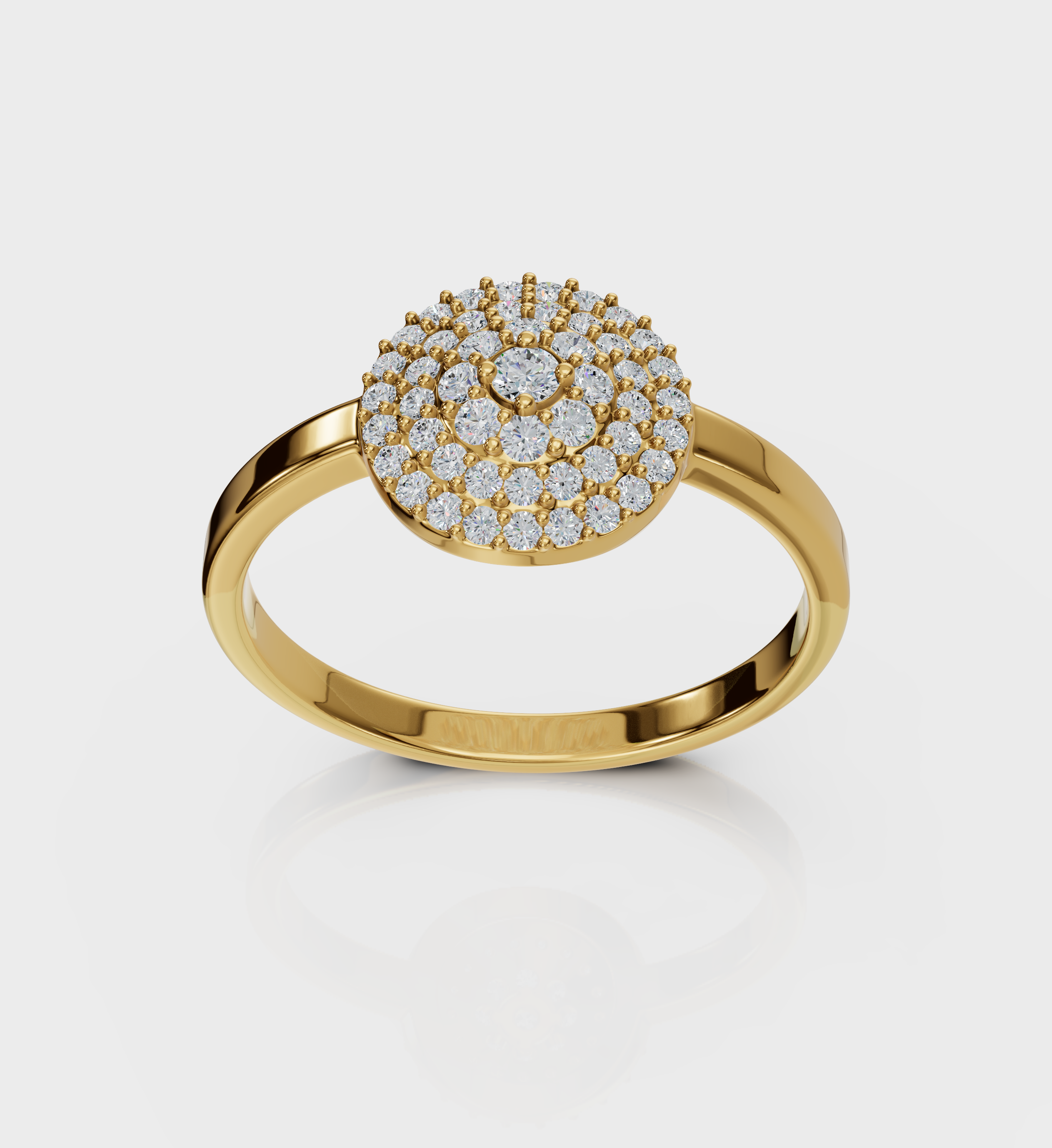 Diamond Circle Ring