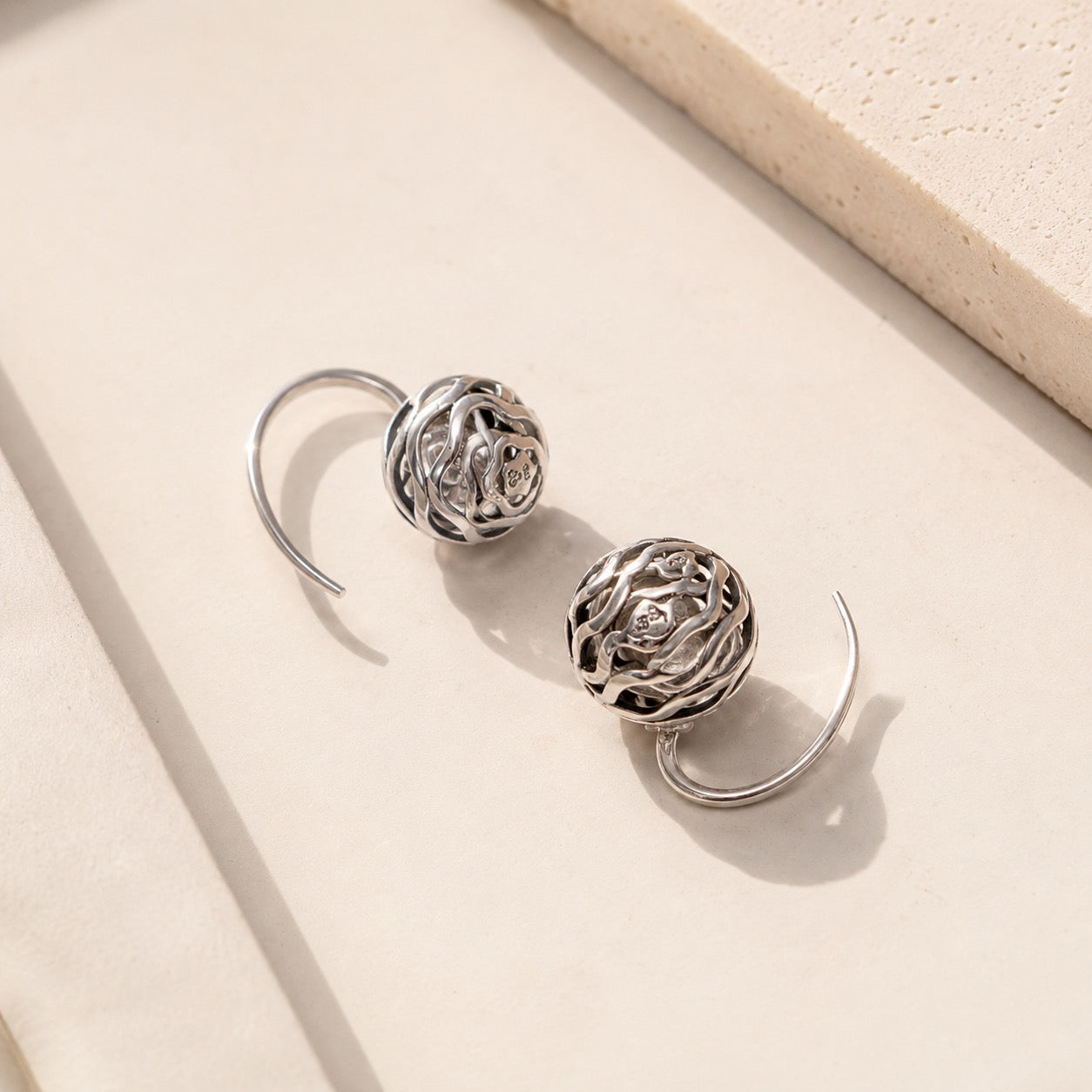 Celeste Orb Hoops