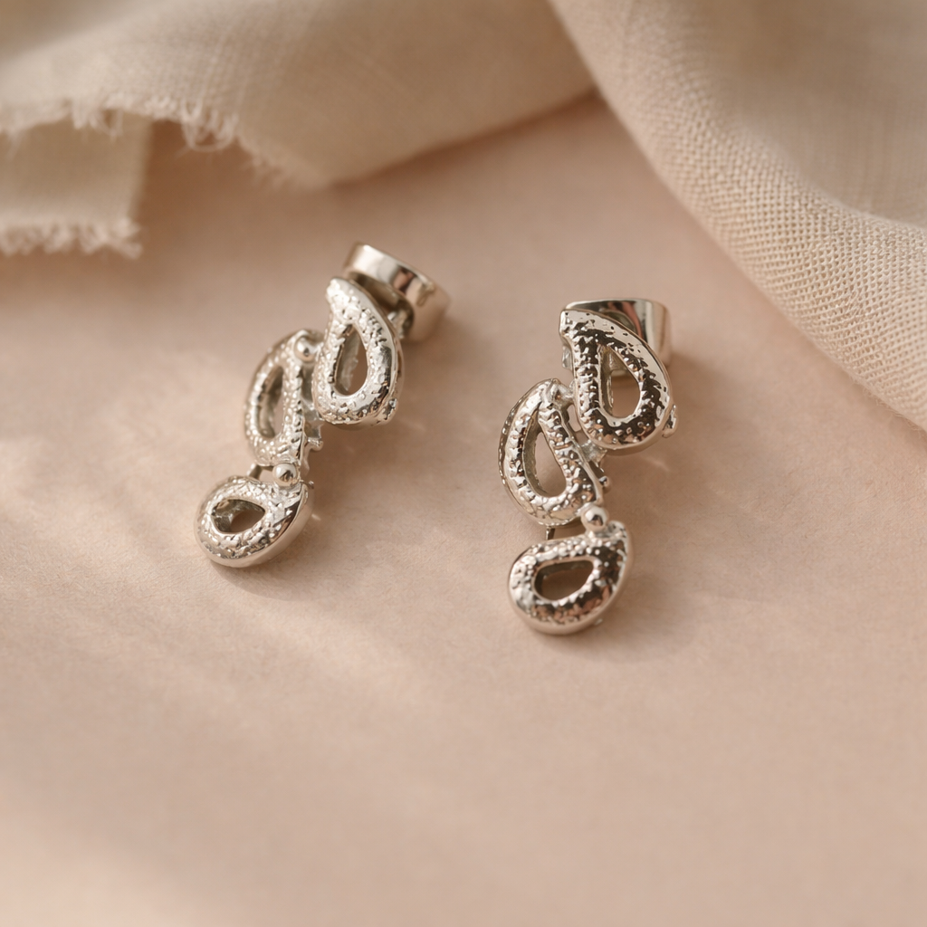 Muse Script Earrings