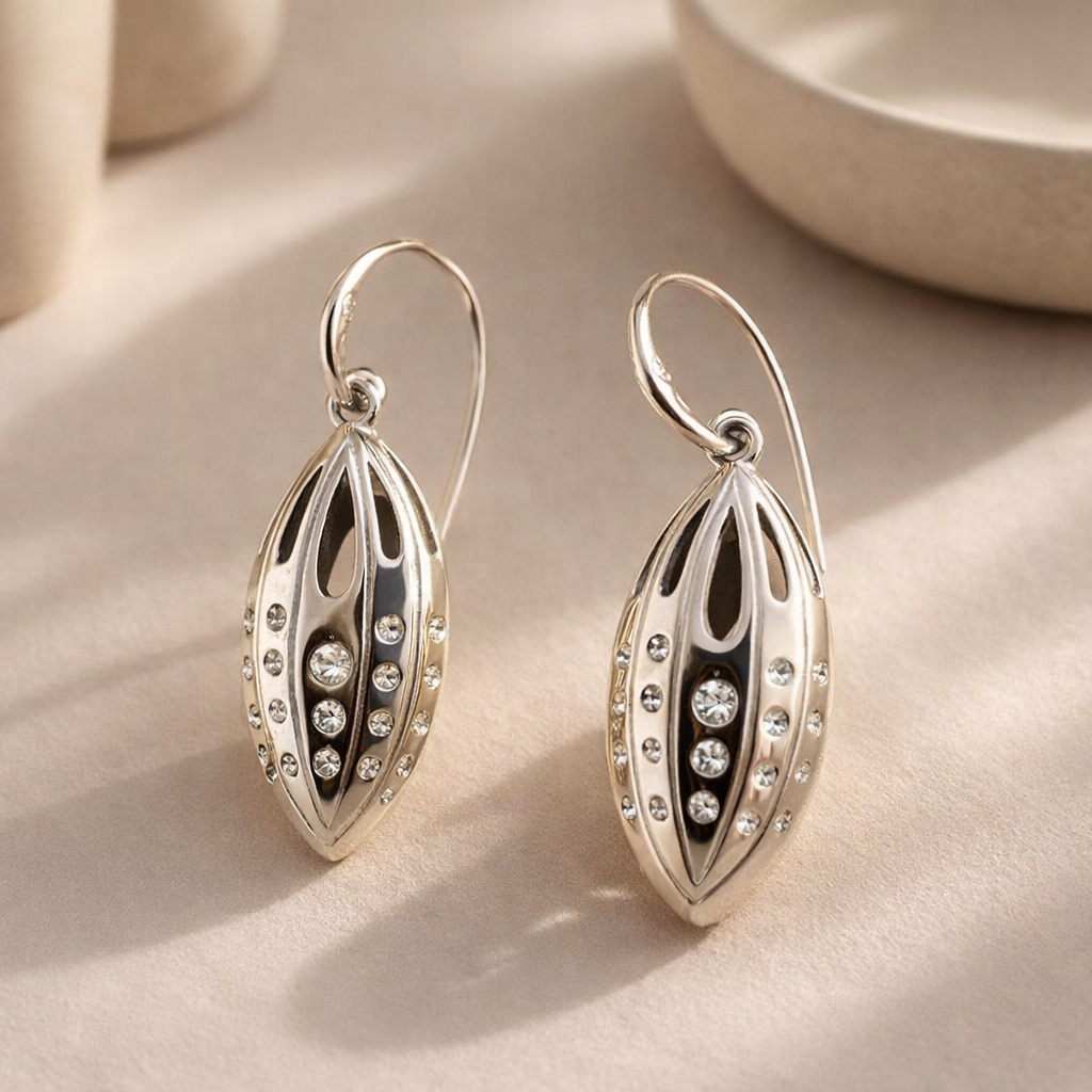 Teardrop Frame Earrings