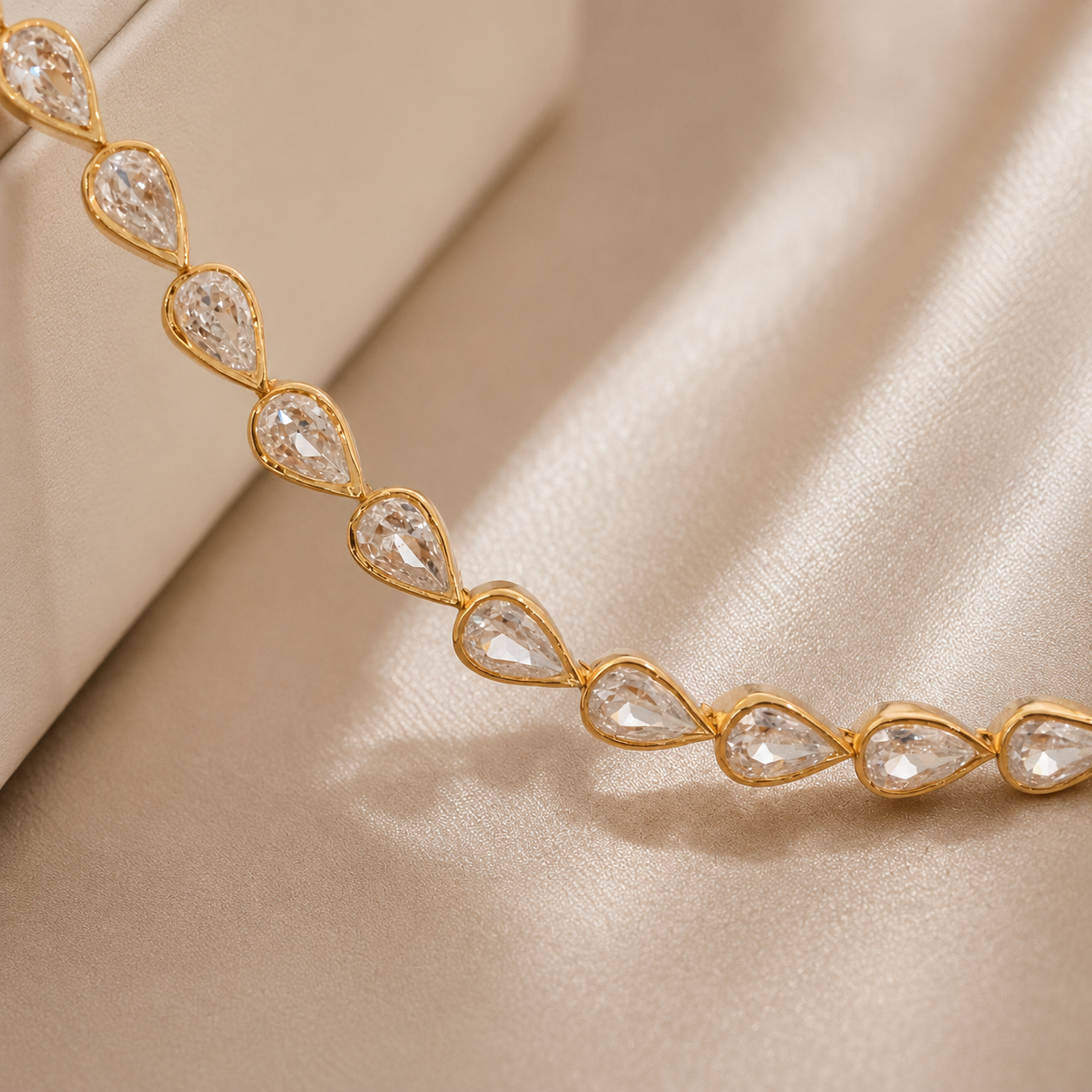 Pear Tennis Bracelet