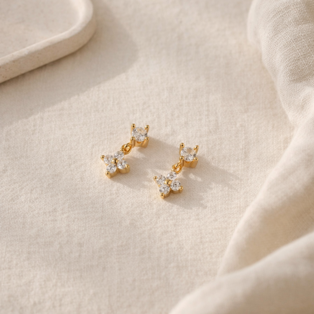 Fleur Drop Stud