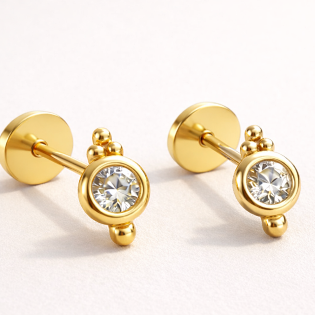 Petite Diamond Studs