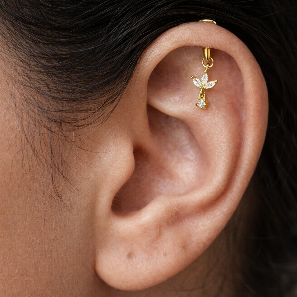 Leafy Drop Studs