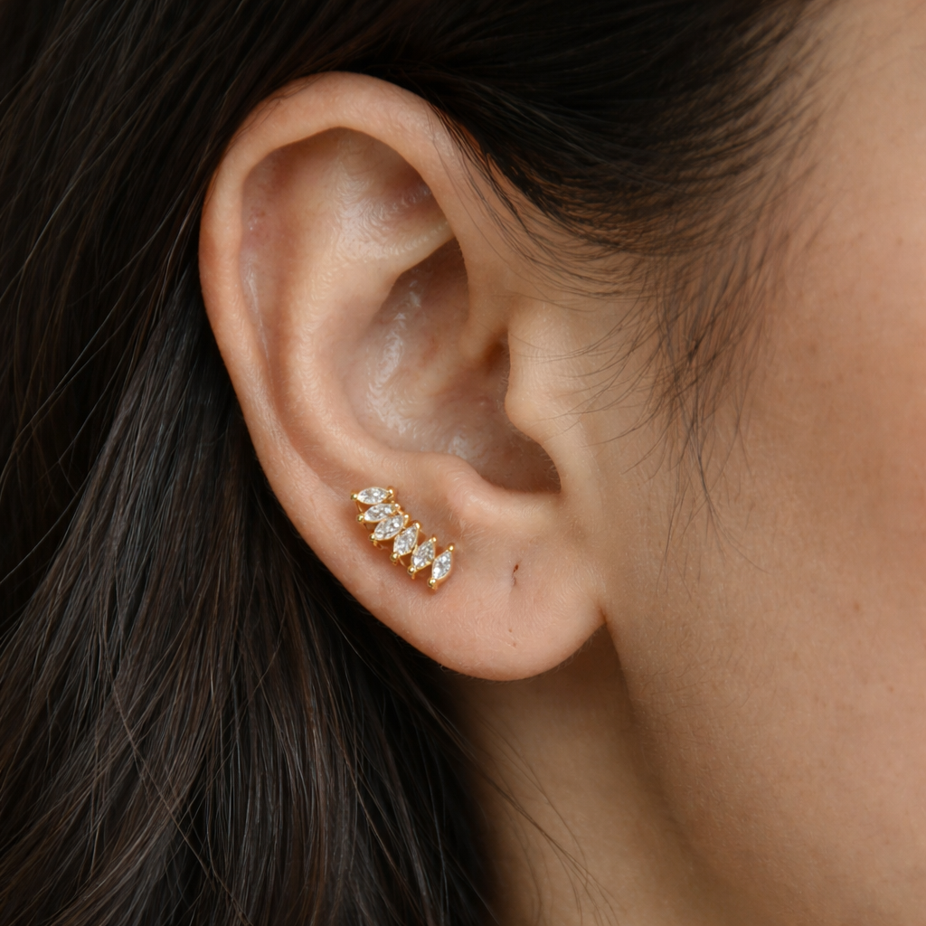 Climber Diamond Studs