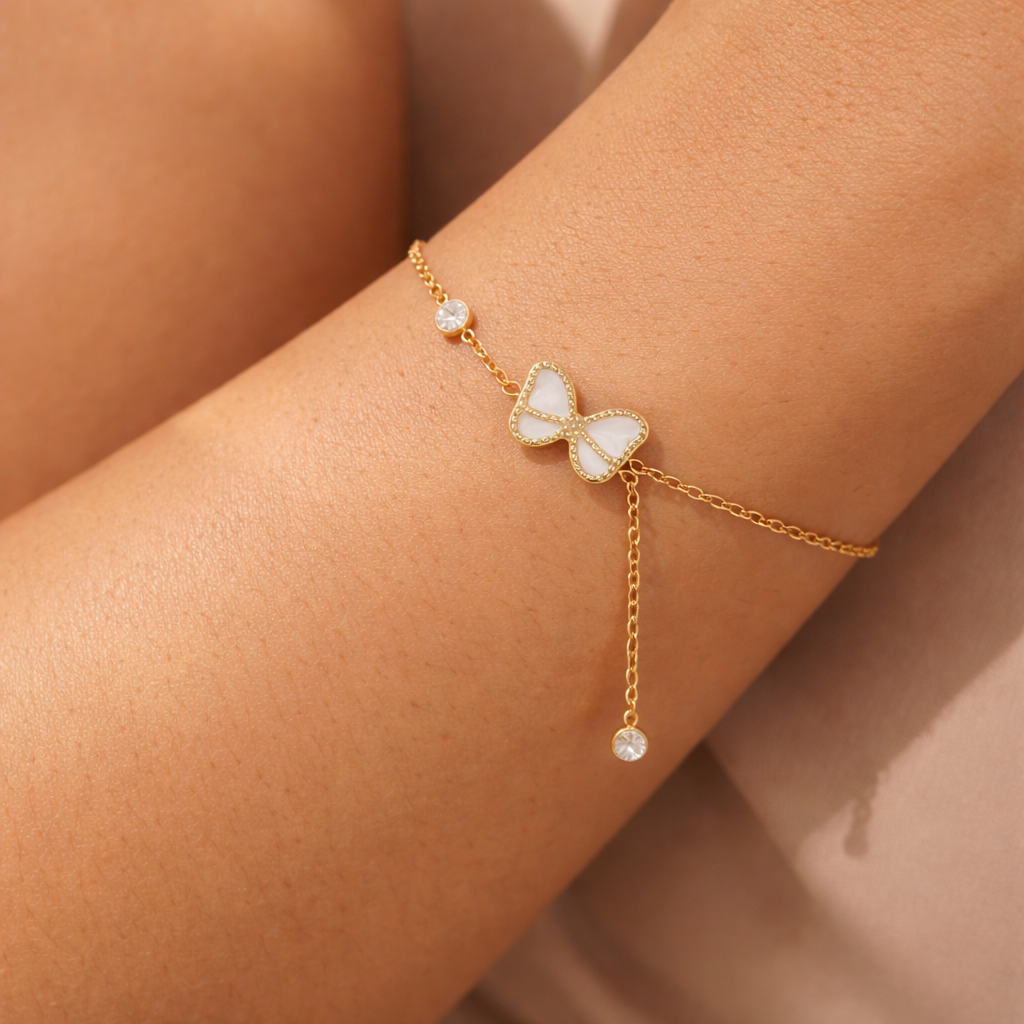 Bow Charm Bracelet